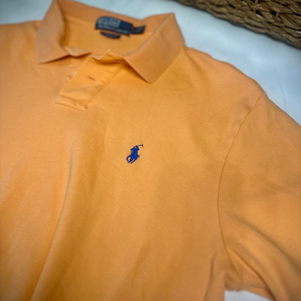 Ralph Lauren Men's Vibrant Orange Polo Shirt